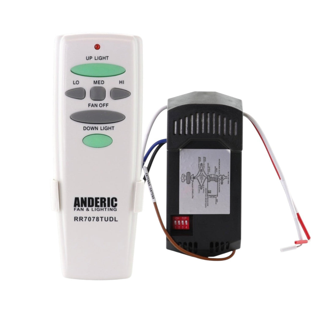 Anderic RR7078TUDLKIT Ceiling Fan Kit for Up light and Down Light 3-Speed Ceiling Fans