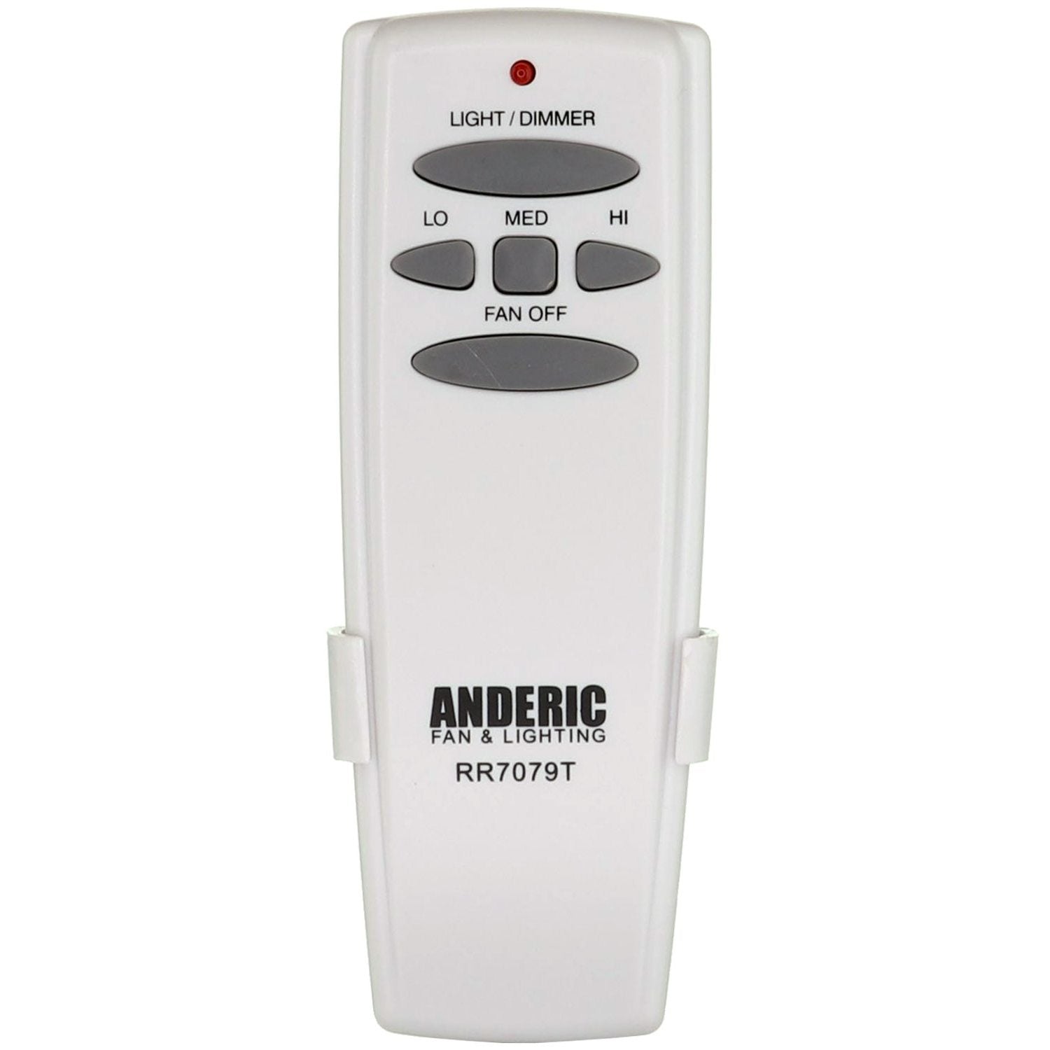 Anderic 3-speed Universal Ceiling Fan Remote Control Kit with Wall Switch Remote, Handheld Remote, and Receiver | UC9051T-Wired, UC7067FMRX, RR7079T