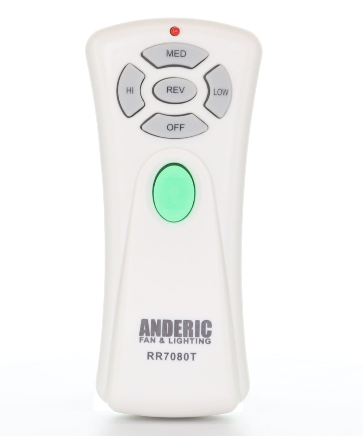 Anderic RR7080T (UC7080T) Ceiling Fan Remote Control for Hampton Bay | CHQ7080T | Up Light | Down Light | Reverse