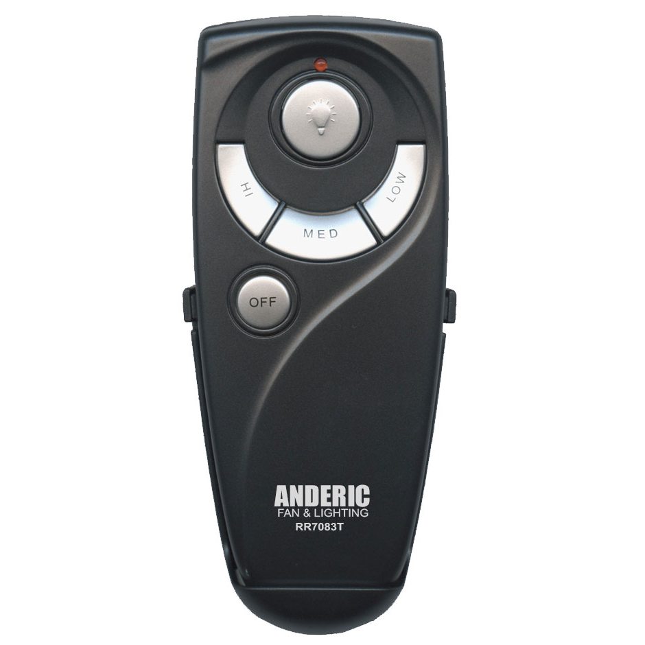 Anderic RR7083T Replacement Ceiling Fan Remote Control for Hampton Bay UC7083T CHQ7083T