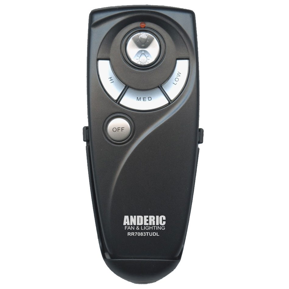 Anderic Universal Add-on Remote Control Kit for 3 speed Ceiling Fans with Up & Down Lights - RR7083TUDL-FAN28RUD-KIT