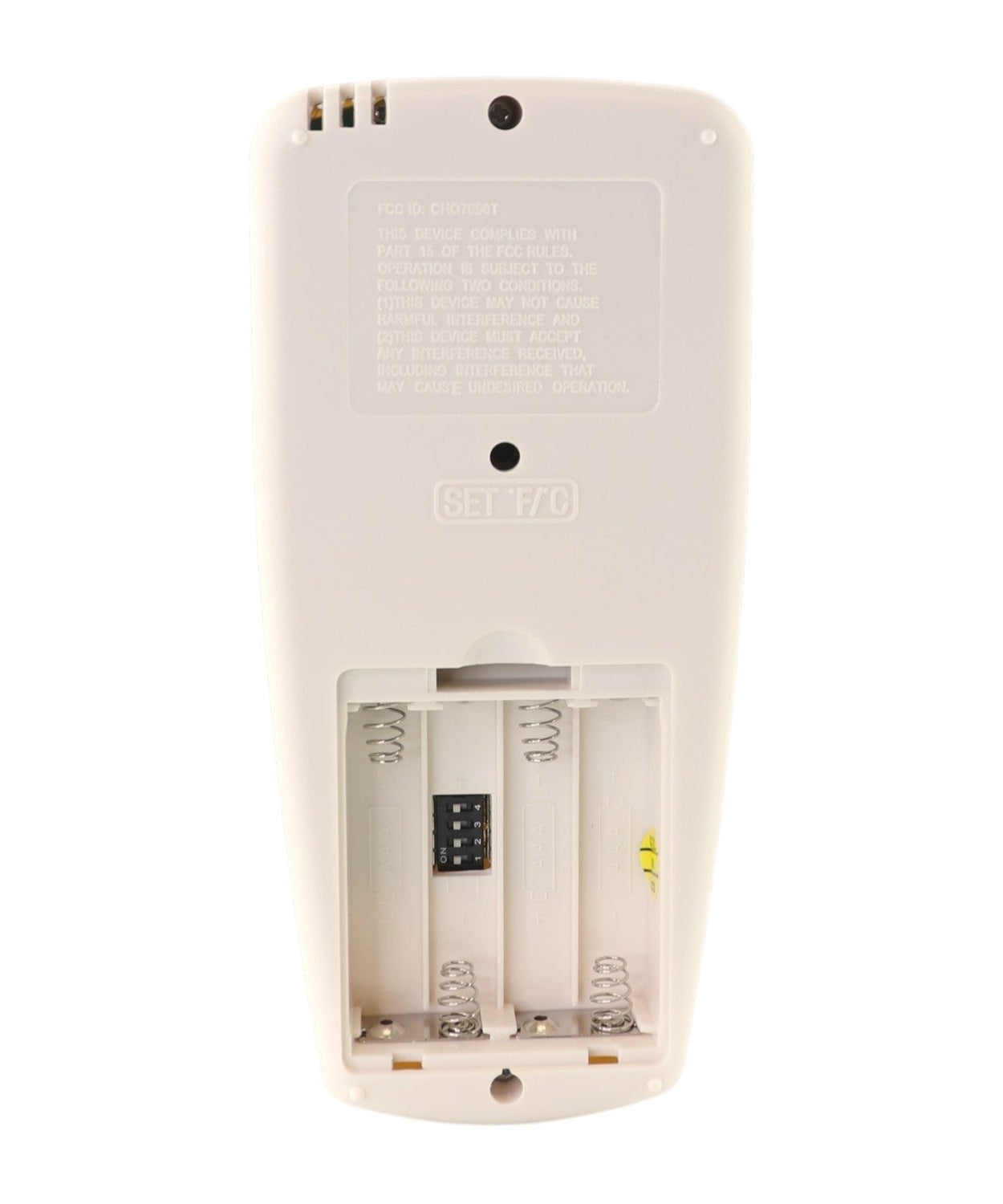 Anderic RR7096T Thermostatic Ceiling Fan Remote Control with Fan Timer Key | 303 MHz | CHQ7096T, CHQ8BT7096T