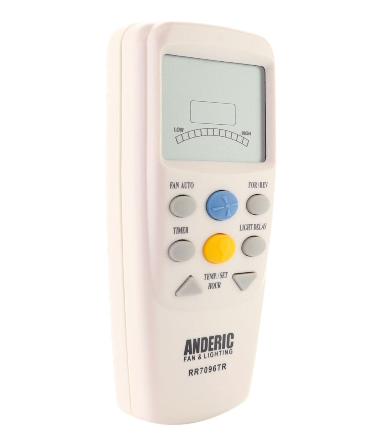 Anderic RR7096TR Thermostatic Ceiling Fan Remote Control with Reverse Key | CHQ7096T, CHQ8BT7096T
