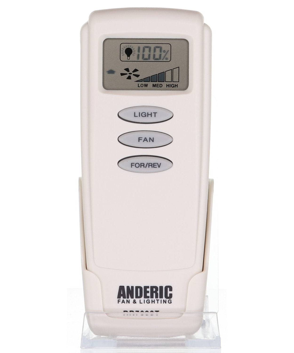 Anderic RR7098T Replacement Ceiling Fan Remote Control with Reverse Key - CHQ8BT7098T