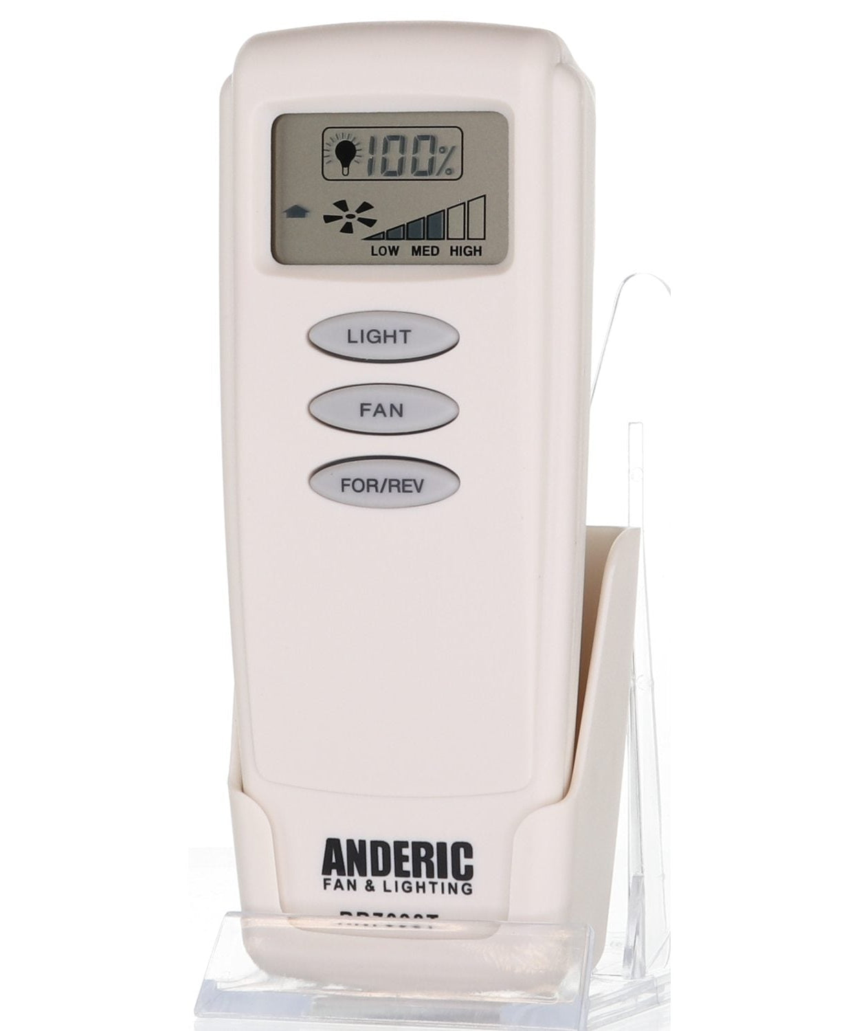 Anderic RR7098T Replacement Ceiling Fan Remote Control with Reverse Key - CHQ8BT7098T