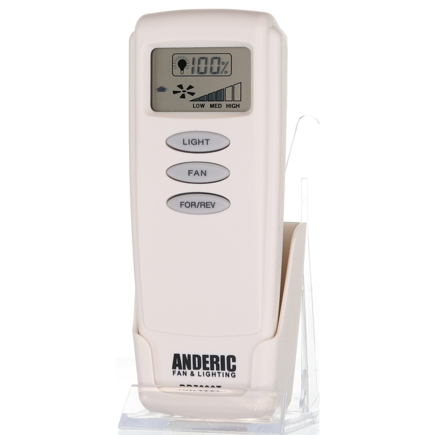 Anderic RR7098T Replacement Ceiling Fan Remote Control with Reverse Key - CHQ8BT7098T