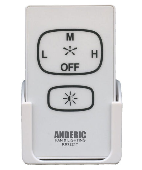 Anderic RR7221T for 3-Speed Fans Ceiling Fan Remote Control - UC7221T / KUJCE10601