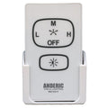 Anderic RR7221T for 3-Speed Fans Ceiling Fan Remote Control - UC7221T / KUJCE10601
