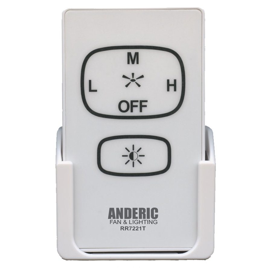 Anderic RR7221T for 3-Speed Fans Ceiling Fan Remote Control - UC7221T / KUJCE10601