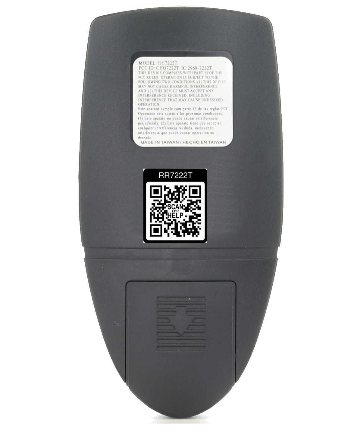 Anderic RR7222T Replacement Ceiling Fan Remote Control for Home Decorators Collection and Others | UC7222T, CHQ7222T