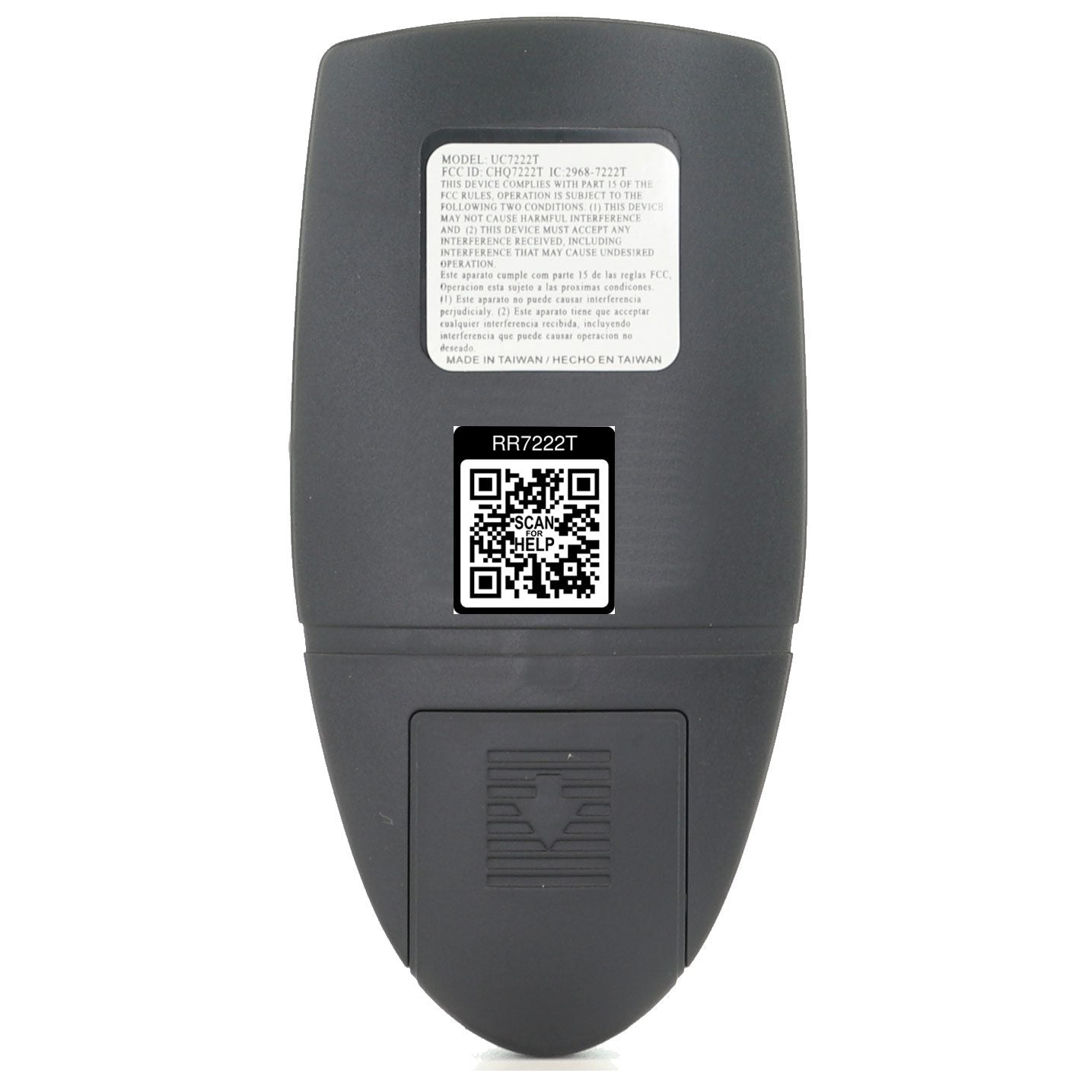 Anderic RR7222T Replacement Ceiling Fan Remote Control for Home Decorators Collection and Others | UC7222T, CHQ7222T