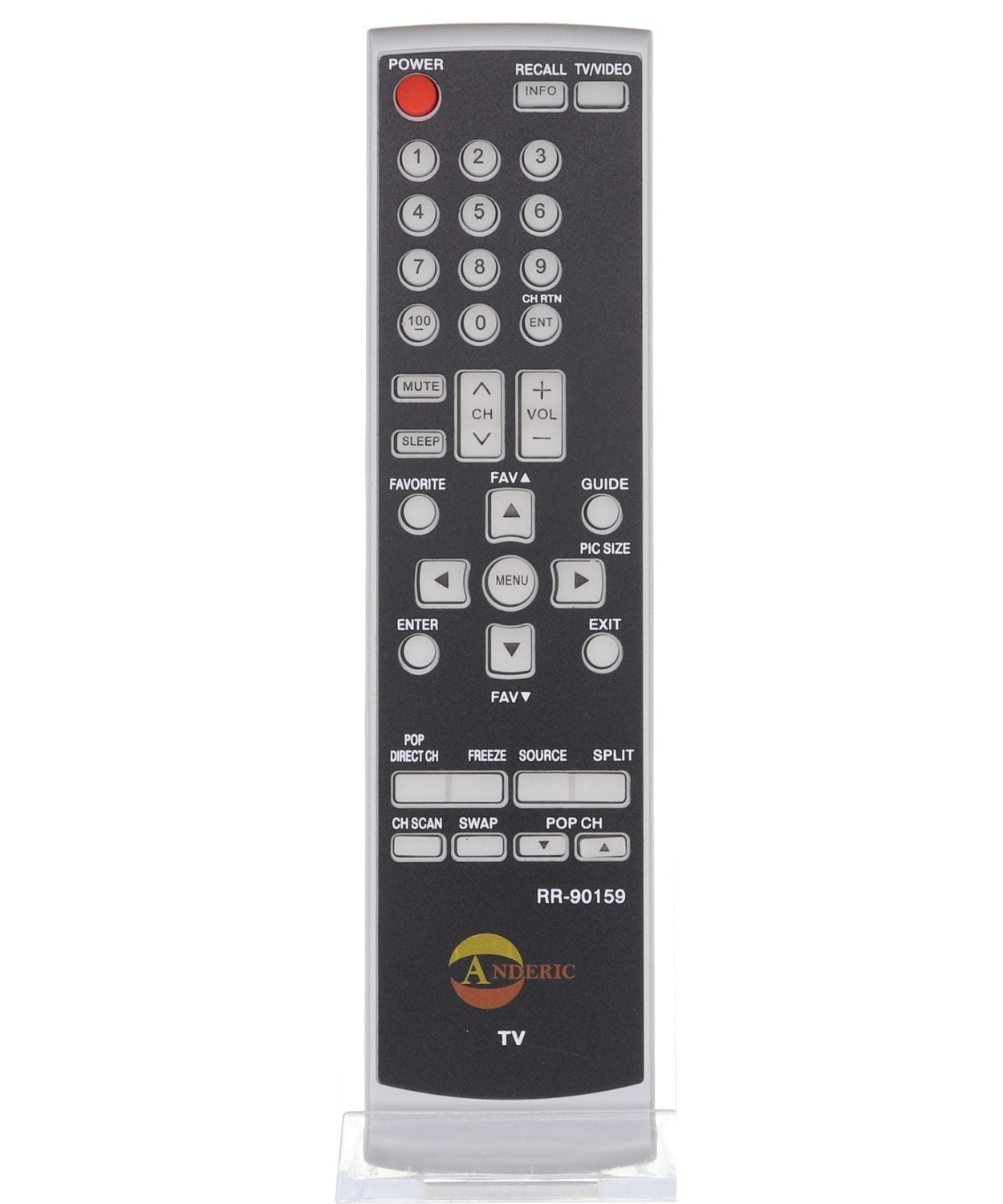 Anderic CT90159 Replacement TV Remote Control for TOSHIBA