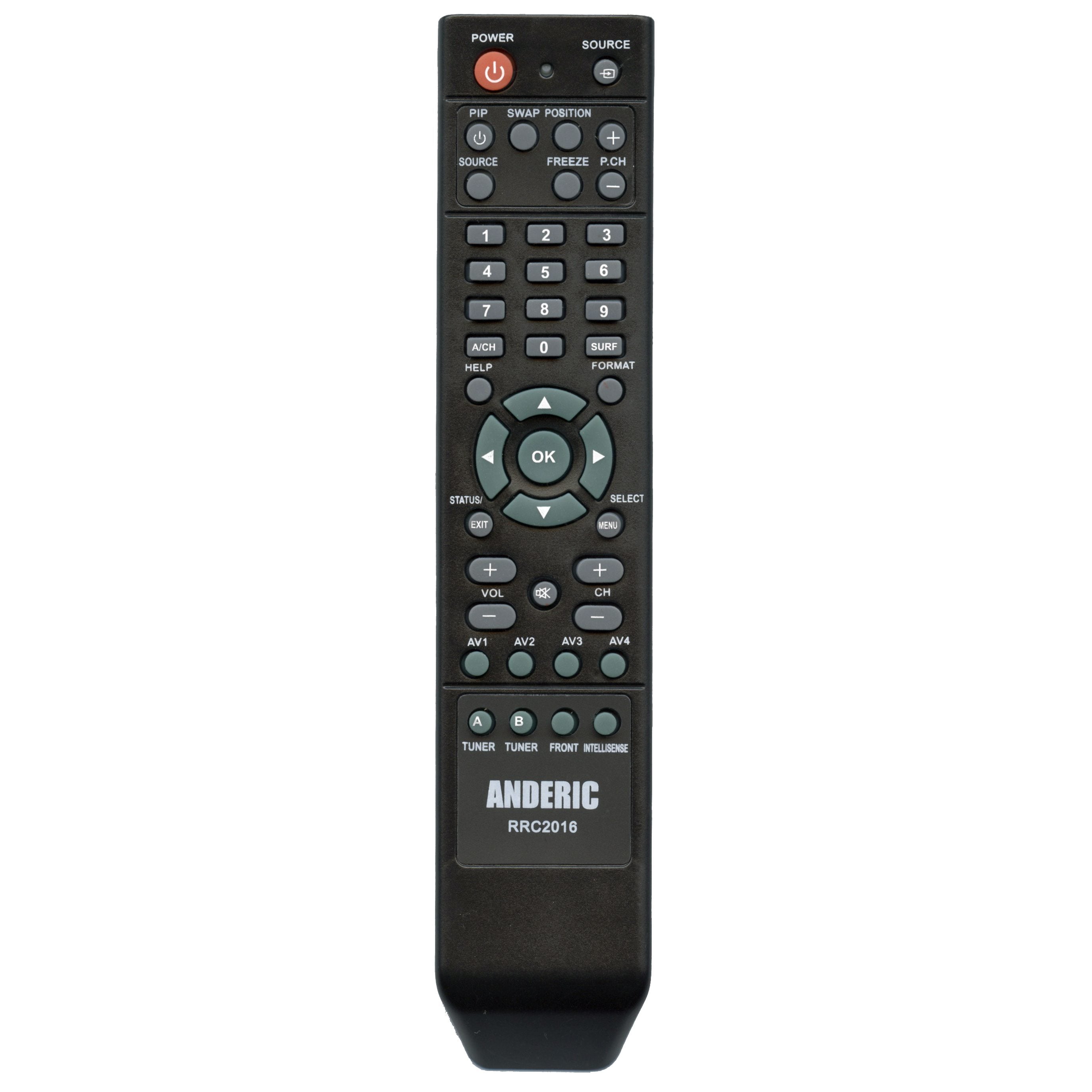 Anderic RRC2016 Replacement Intellisense TV Remote Control for Philips RC2016/01, 312814713082