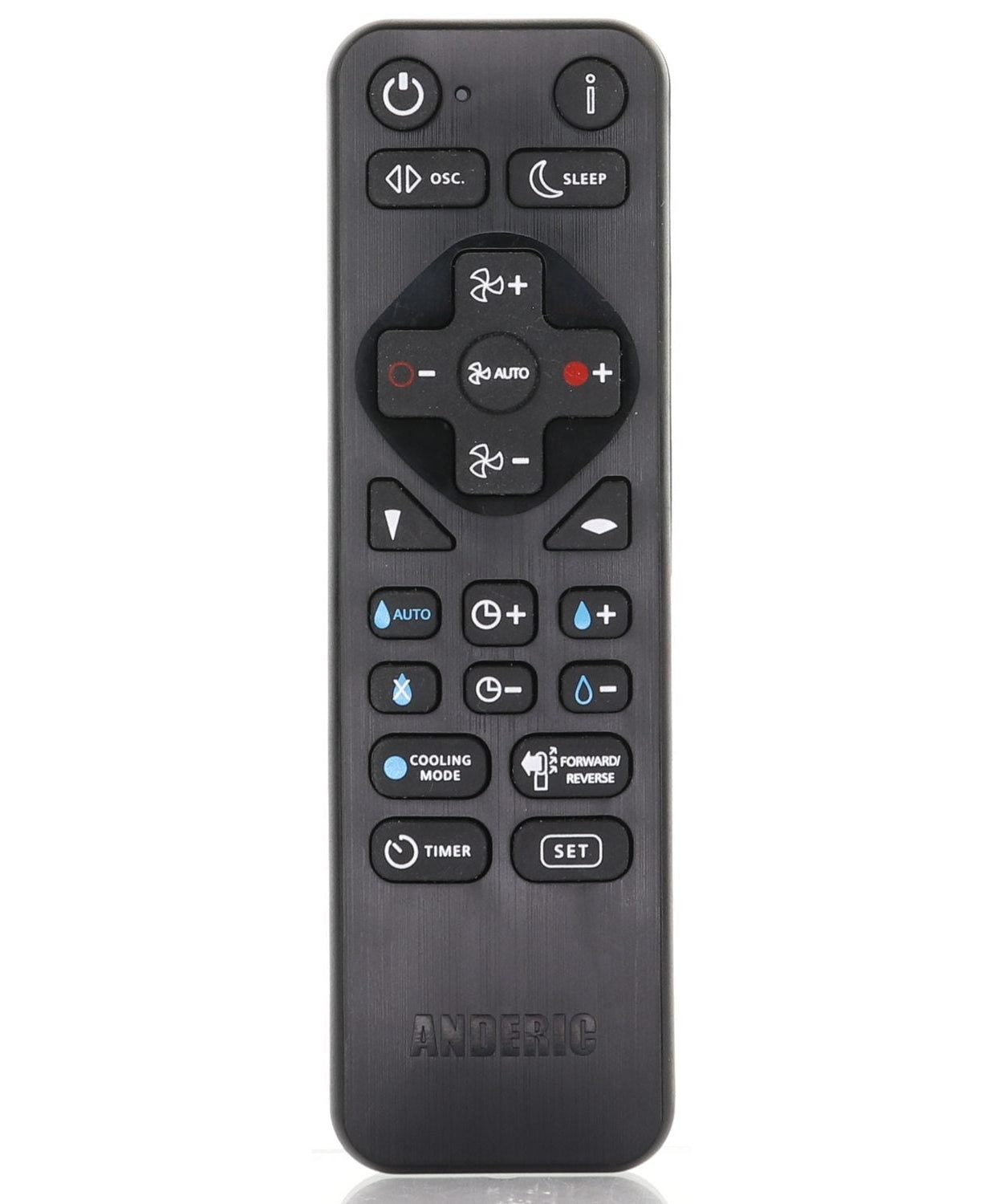 Anderic RRDYS01.2 Universal Remote Control with Learning for Dyson Fans | HP00 HP01 AM02 AM03 AM07 AM08 AM09 DP01 DP03 TP02 TP03 and More