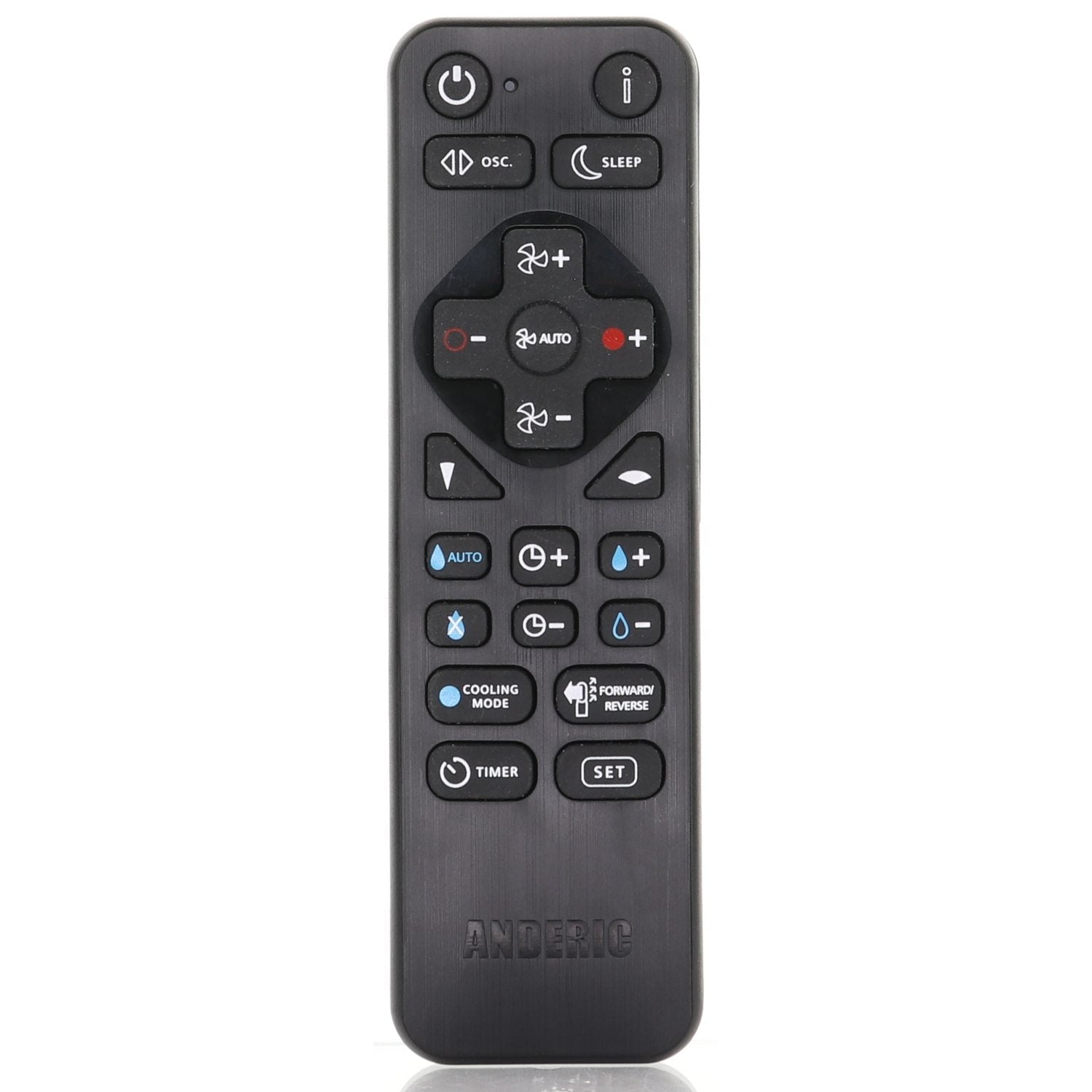 Anderic RRDYS01.2 Universal Remote Control with Learning for Dyson Fans | HP00 HP01 AM02 AM03 AM07 AM08 AM09 DP01 DP03 TP02 TP03 and More