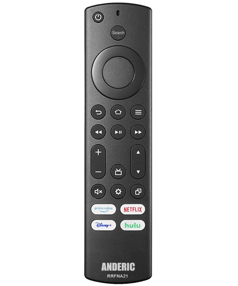 Anderic RRFNA21 for Insignia and Toshiba Fire IR TV Remote Control | Prime Video | Netflix | Disney + | Hulu - RRFNA21