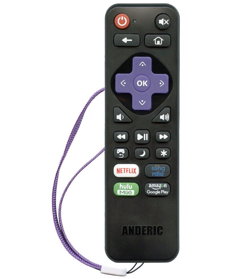 Anderic RRLC16.2 Universal Remote control with Learning for Sharp Roku-Enabled TVs | LC-RCRUS-16