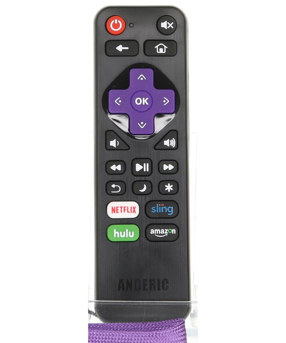 Anderic RRLF16 Replacement Remote Control for Roku TVs such as ONN, Hisense, Philips, TCL, RC-AFIR, RC-ALIR, RC280