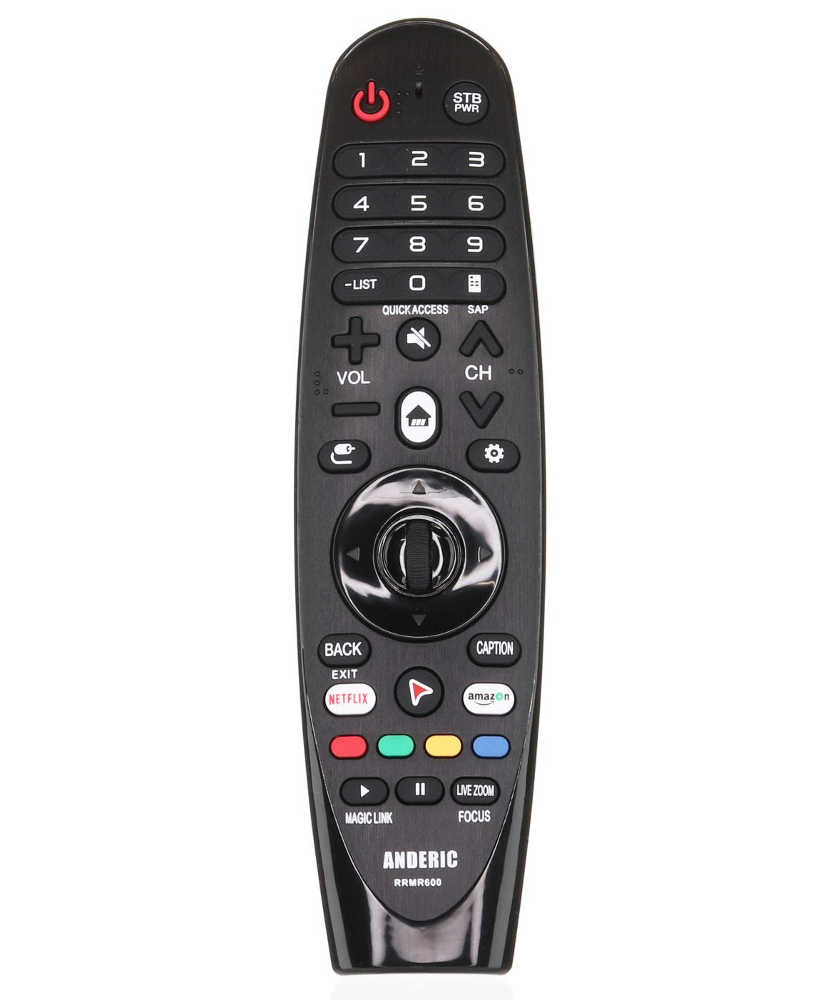 Anderic RRMR600 Universal Magic TV Remote Control for LG with Pointer Function