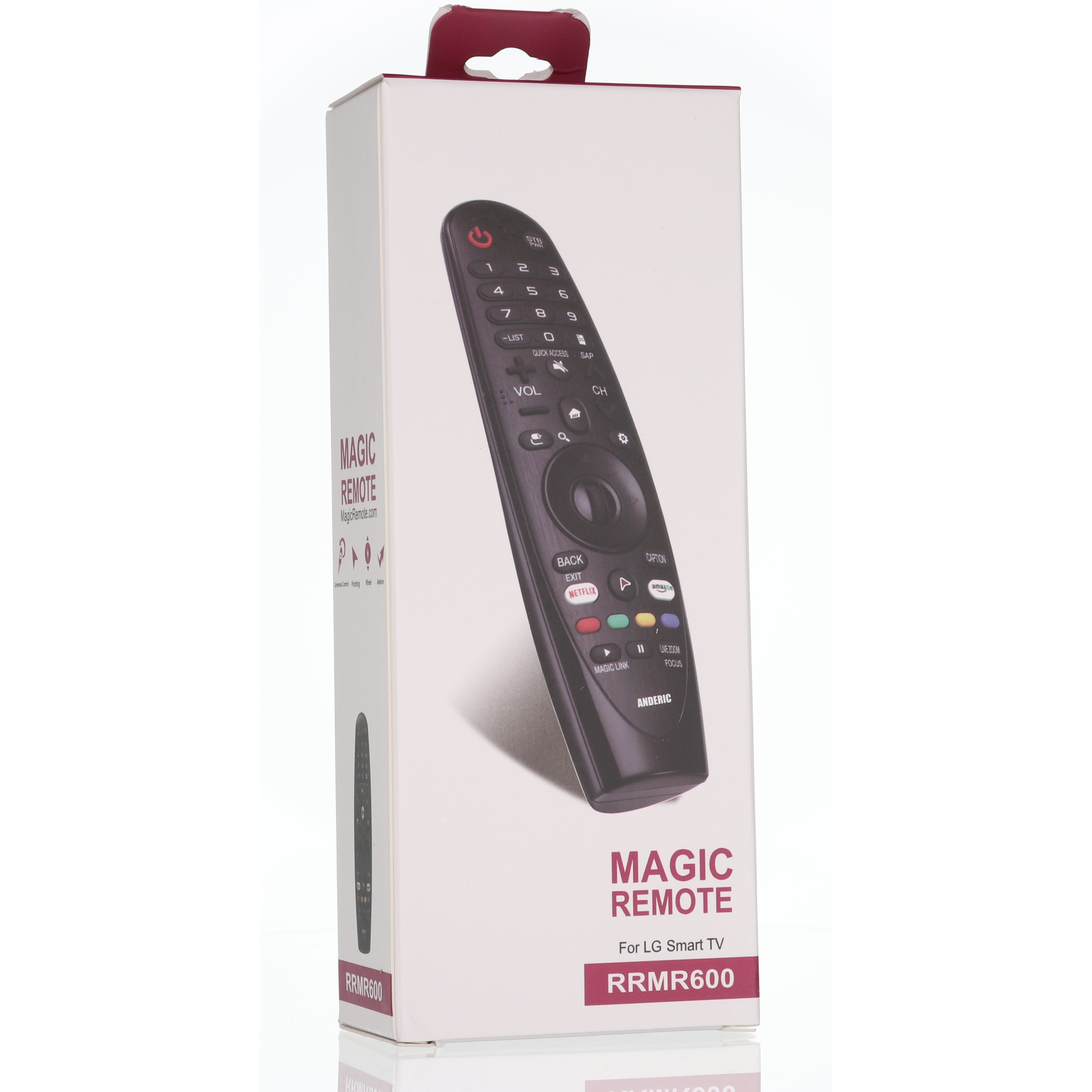 Anderic RRMR600 Universal Magic TV Remote Control for LG with Pointer Function