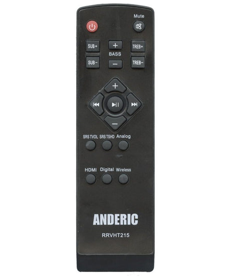 Anderic RRVHT215 Sound Bar Remote Control for Vizio VHT210, VHT510, VHT215, and Others