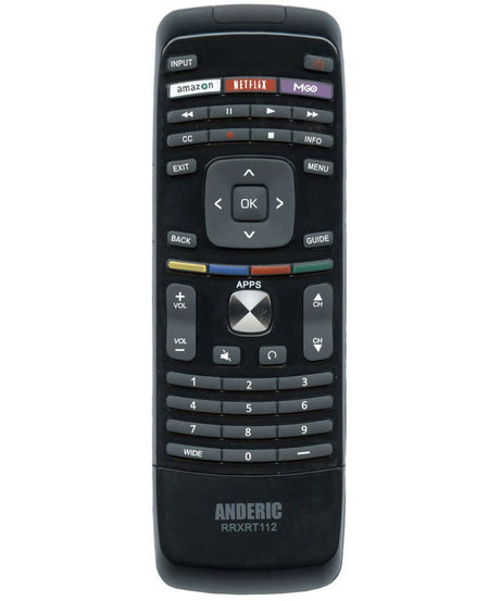Anderic RRXRT112 Replacement Remote Control for Vizio TV | XRT112