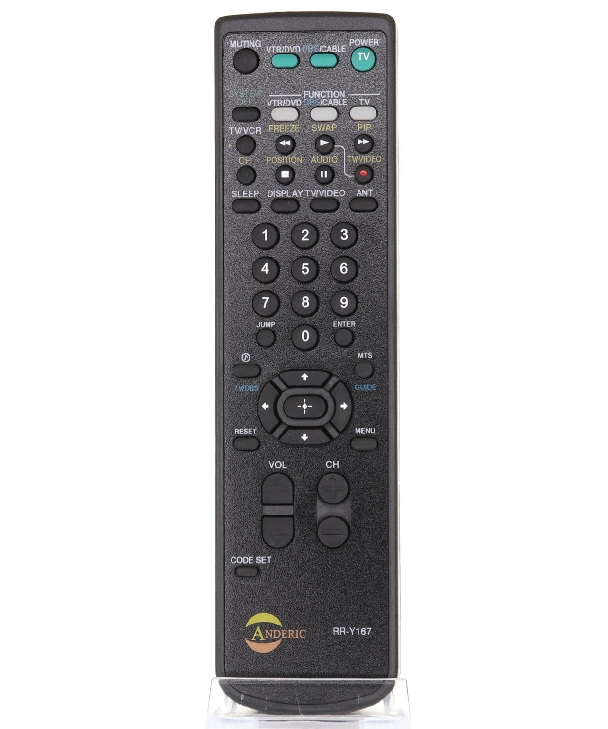 Anderic RRY167 Replacement TV Remote Control for Sony RM-Y167, RM-Y126, RM-Y138, and others