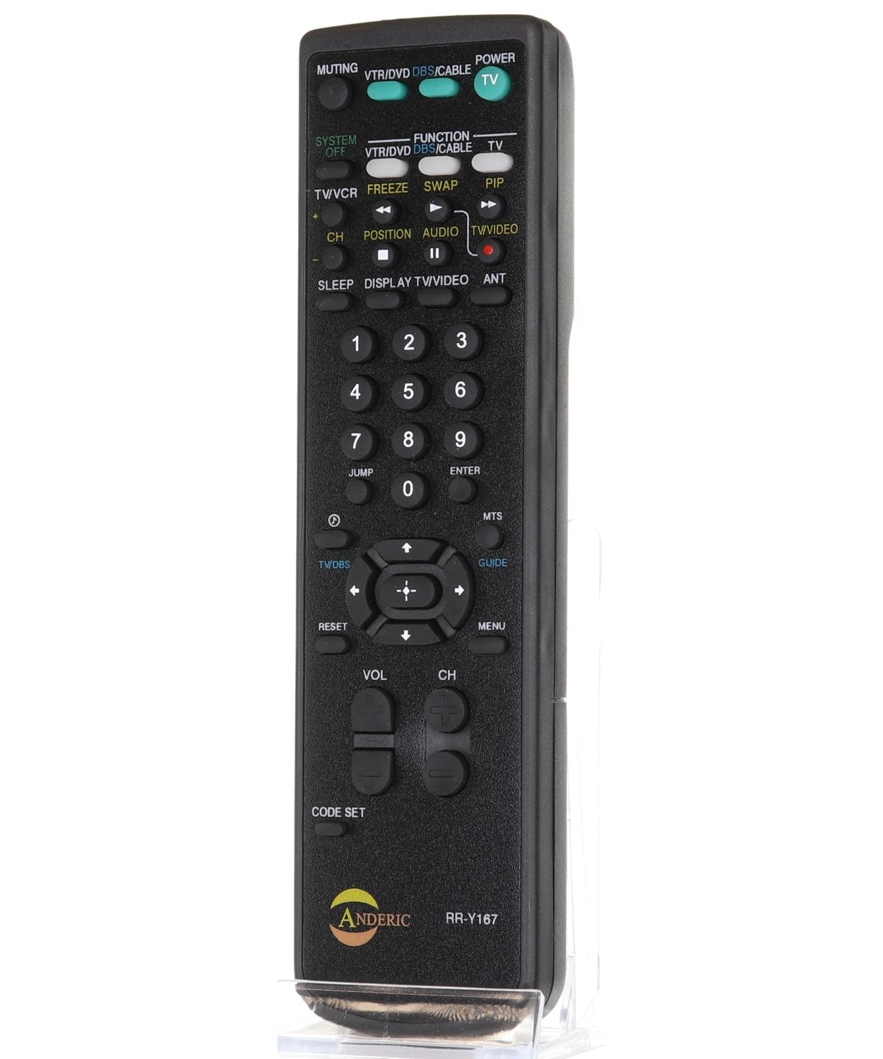 Anderic RRY167 Replacement TV Remote Control for Sony RM-Y167, RM-Y126, RM-Y138, and others