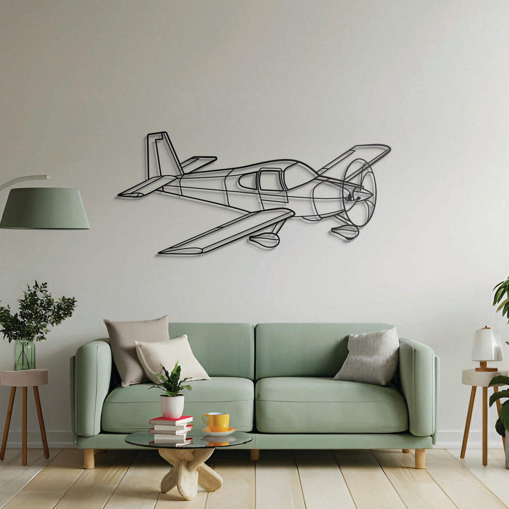 RV-10 Angle Metal Aircraft Wall Art - NCP0442
