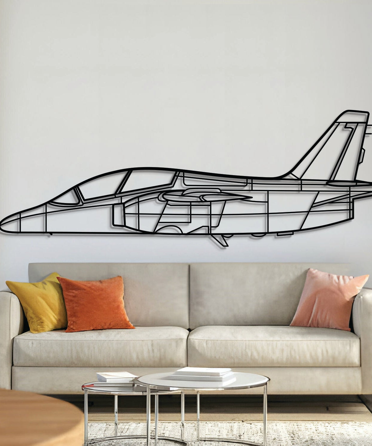 S-211 Metallflugzeug Wandkunst - NCP0443