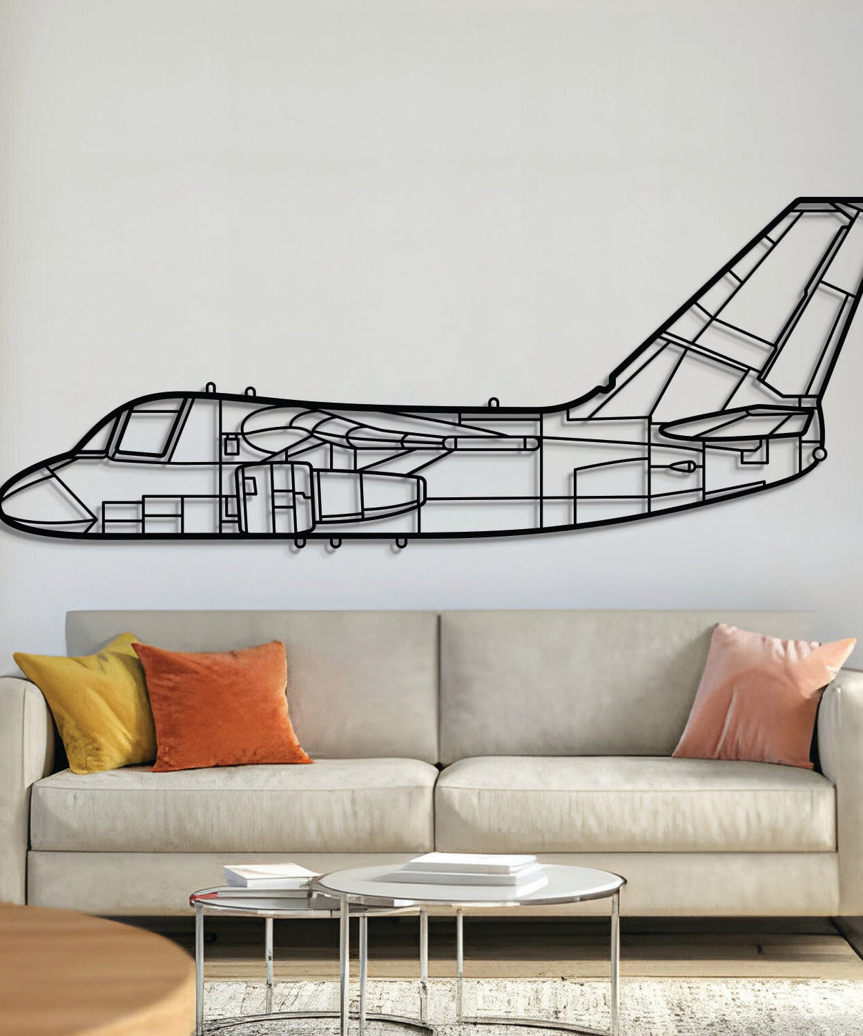 S-3 Viking Metallflugzeug Wandkunst - NCP0393