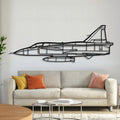 JA37 C Viggen Fighter Metal Aircraft Wall Art - NCP0231