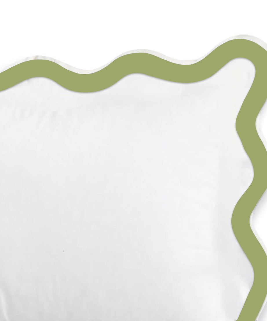 400TC Applique Scalloped Embroidery Cotton Duvet Cover Set
