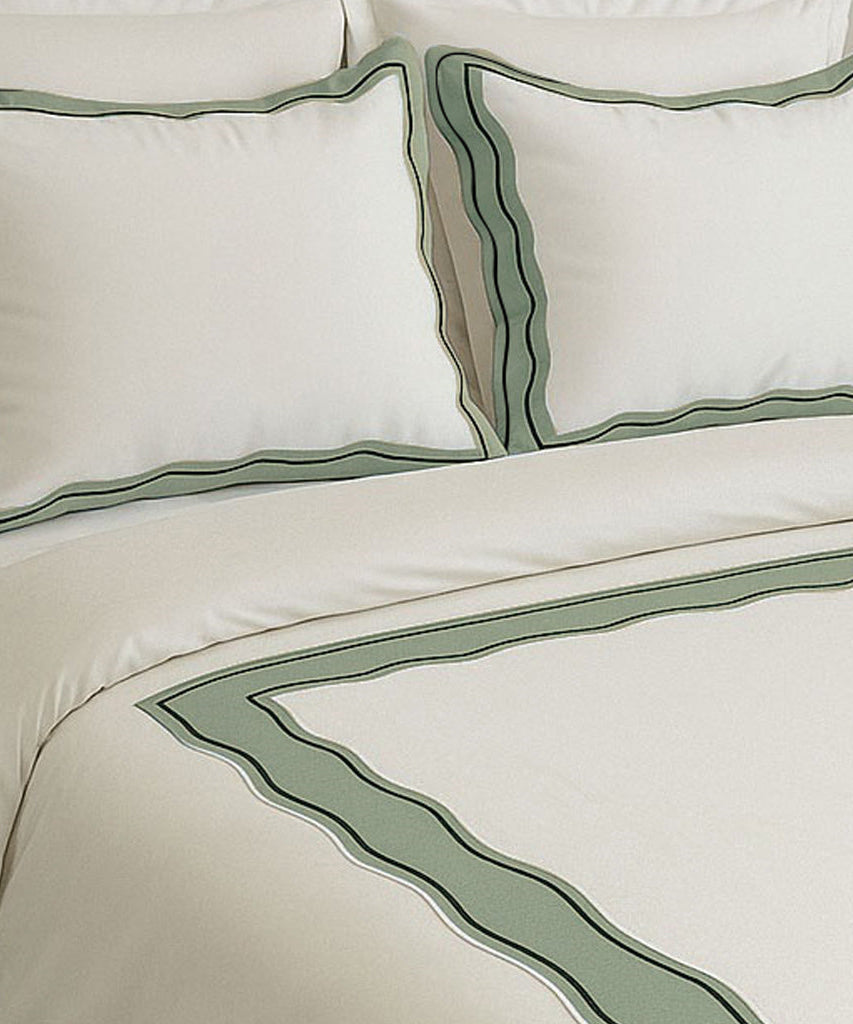 Sagrisa Applique Embroidery Cotton Duvet Cover Set