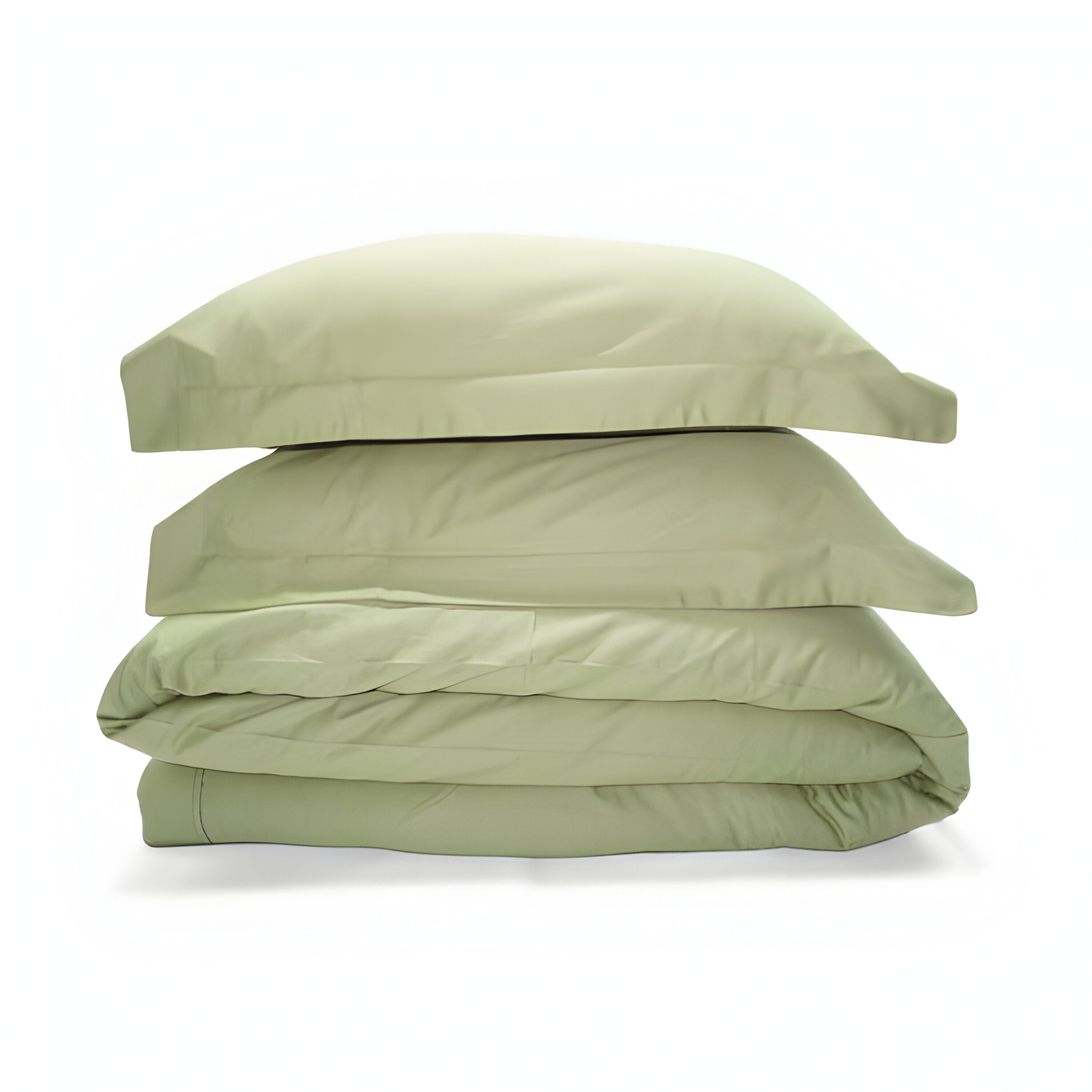400TC Cotton Sateen Solid Duvet Cover Set