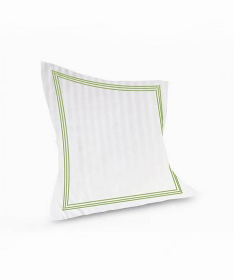 400TC Cotton Sateen Triple Edge Embroidery Stripe Duvet Cover Set
