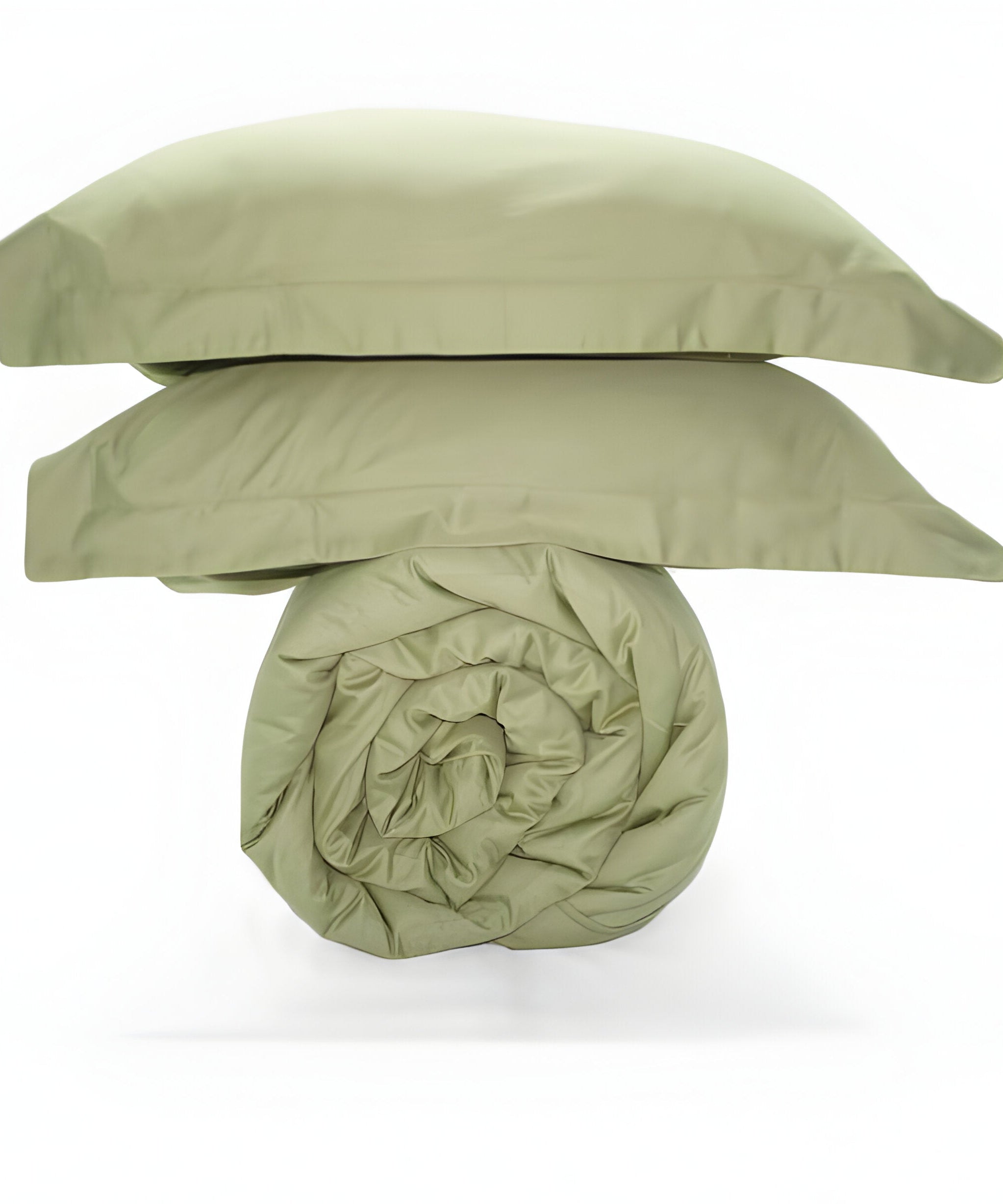 400TC Cotton Sateen Solid Duvet Cover Set