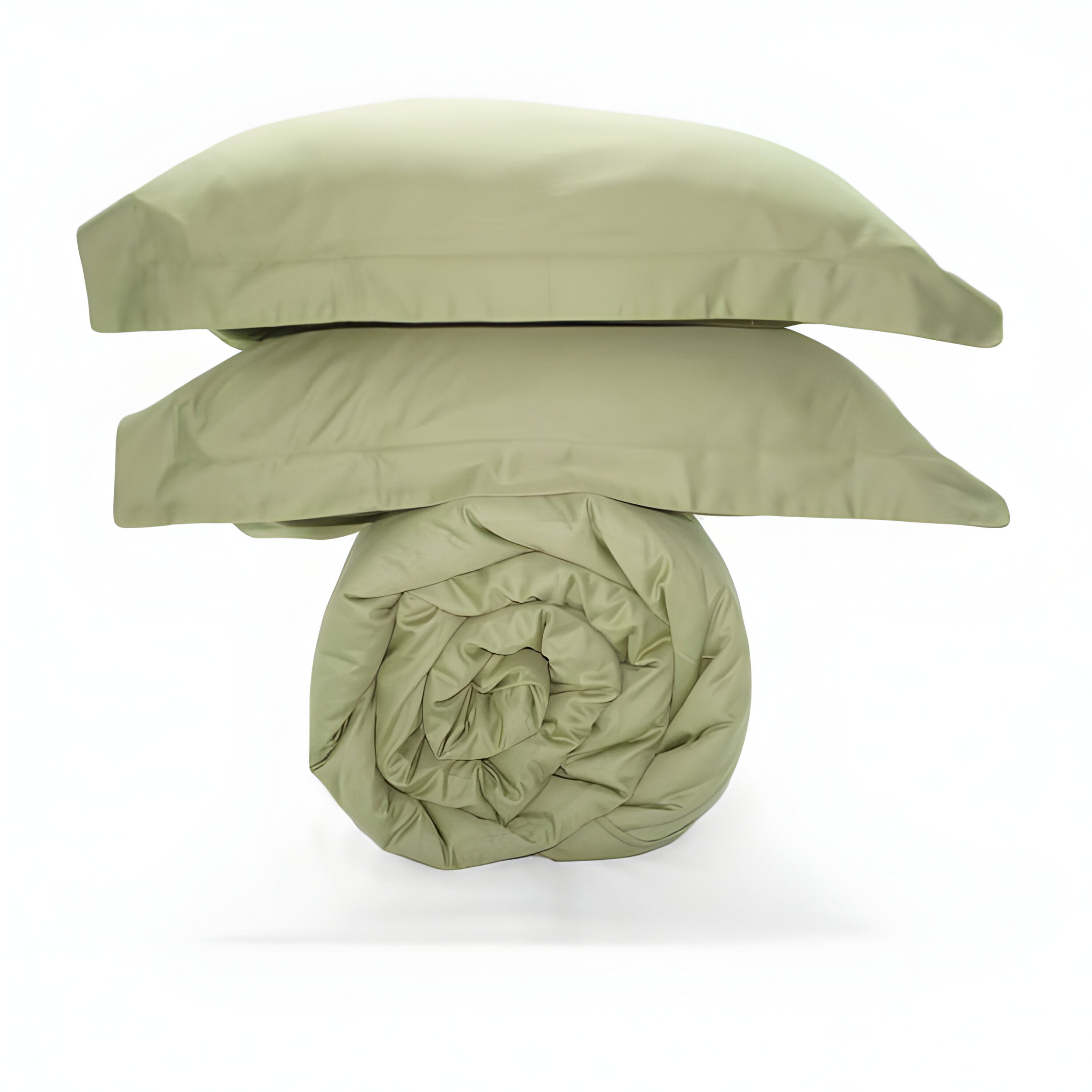 400TC Cotton Sateen Solid Duvet Cover Set