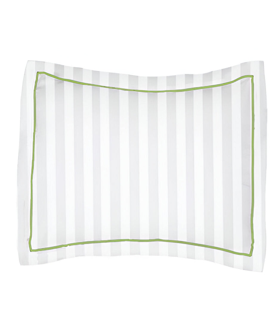 400TC Cotton Single Edge Embroidery Sateen Stripe Duvet Cover Set