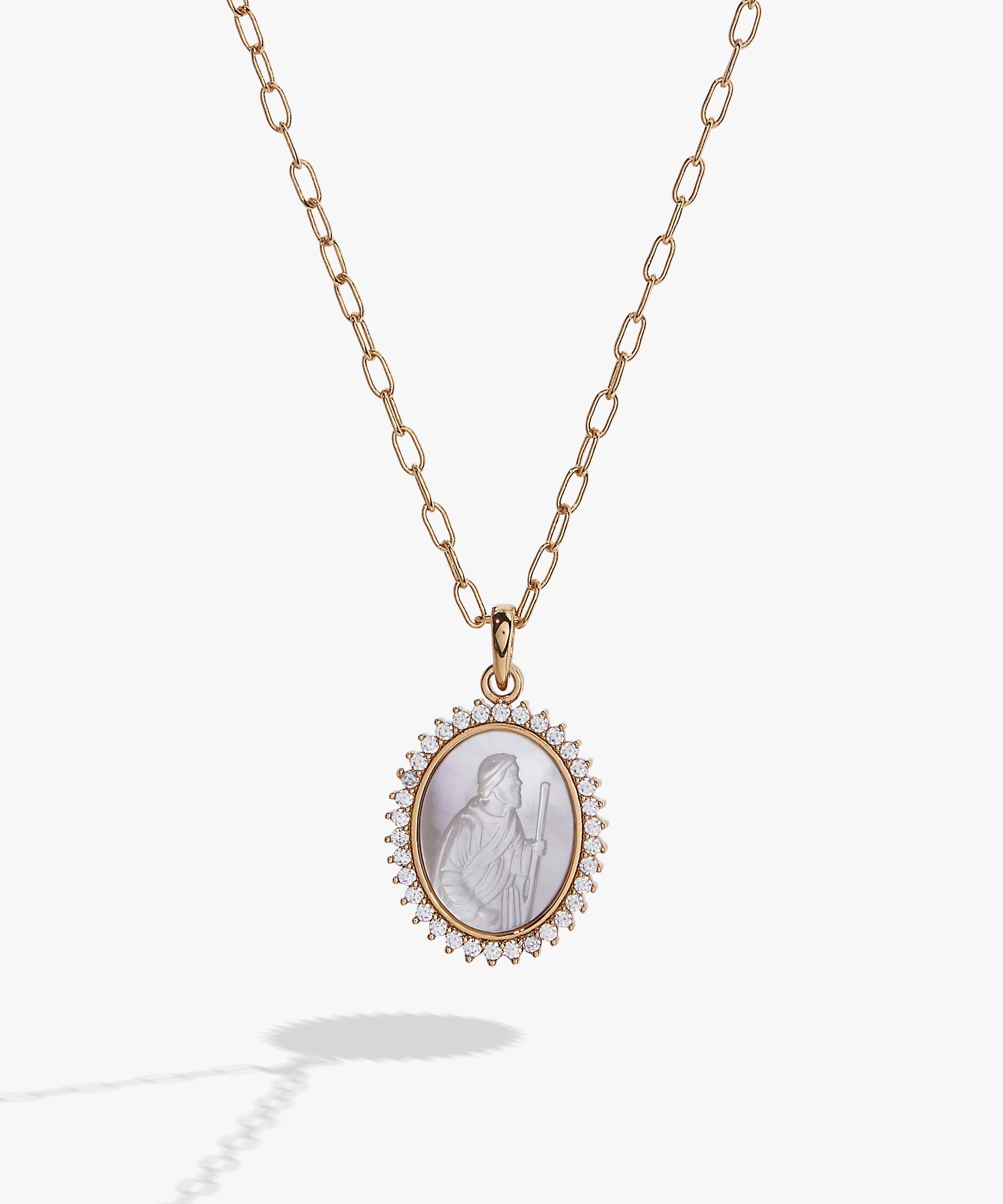 Divine Guides St. Christopher Pendant Necklace