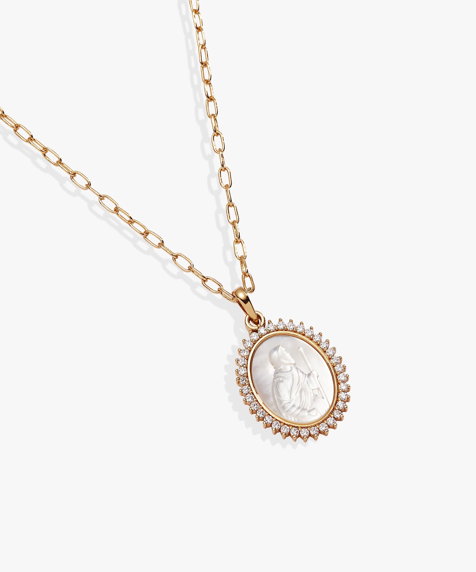 Divine Guides St. Christopher Pendant Necklace