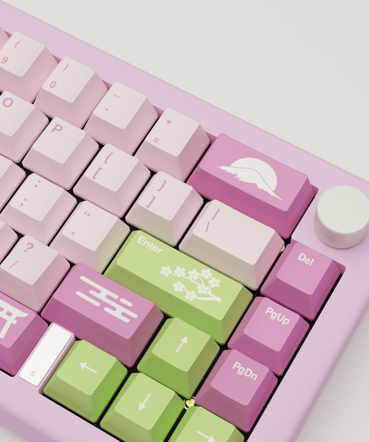 Sakura Design Keycaps and Mechanical Keyboard