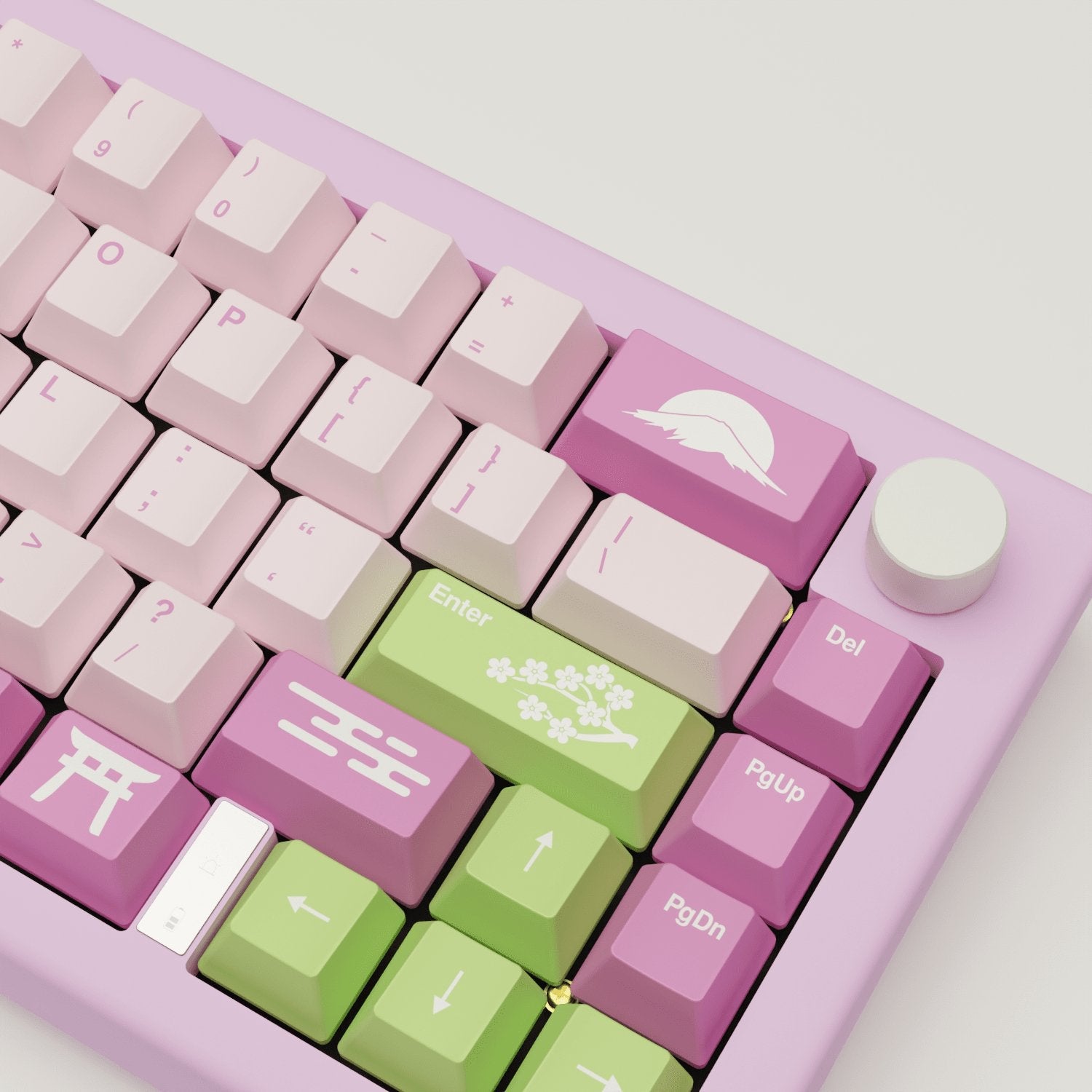 Sakura Design Keycaps and Mechanical Keyboard