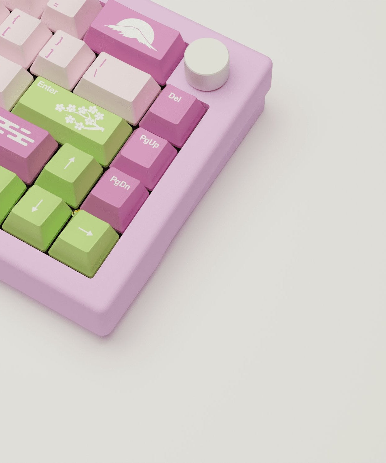 Sakura Design Keycaps and Mechanical Keyboard
