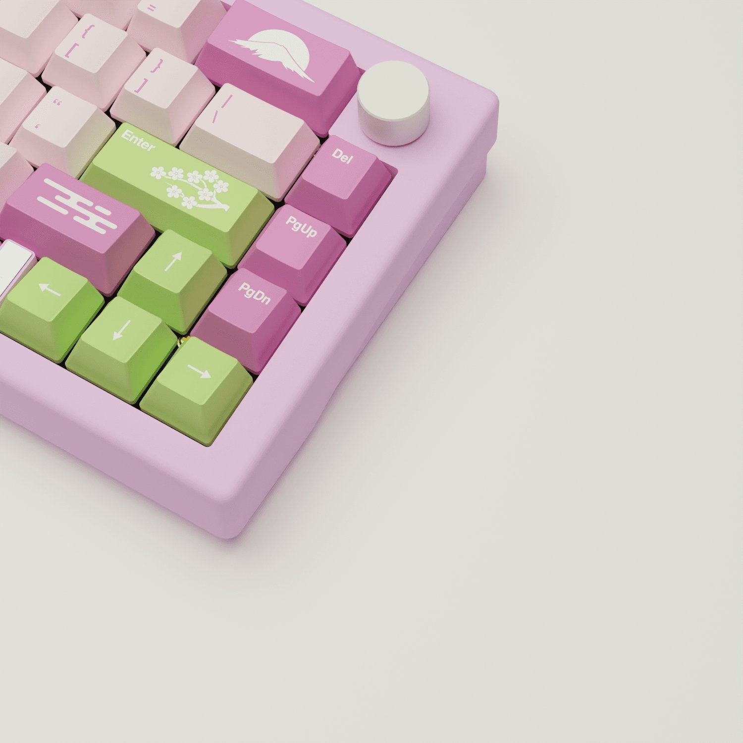 Sakura Design Keycaps and Mechanical Keyboard