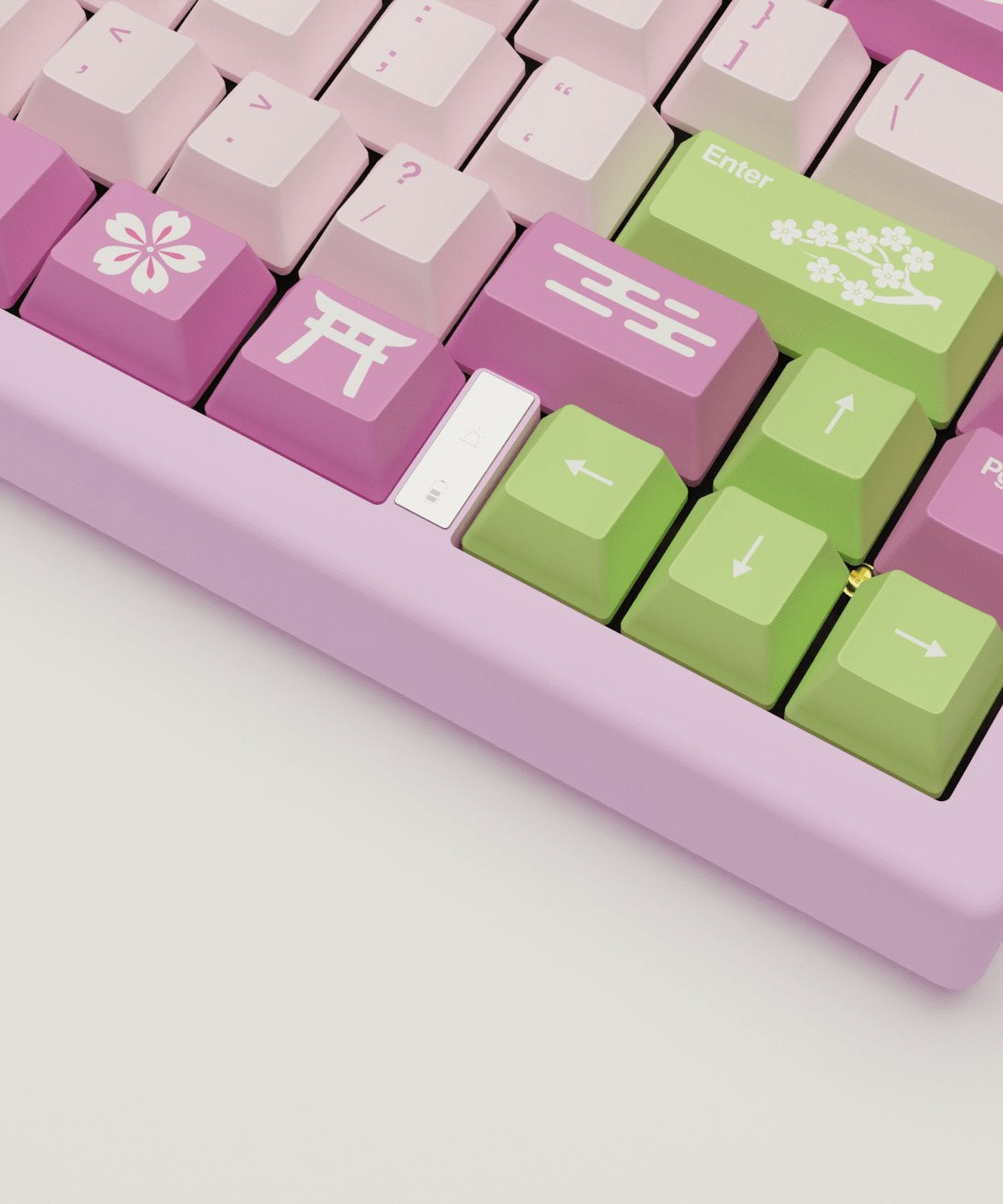 Sakura Design Keycaps and Mechanical Keyboard