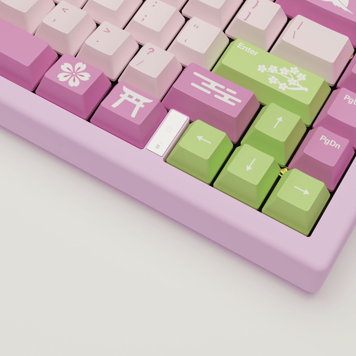 Sakura Design Keycaps and Mechanical Keyboard