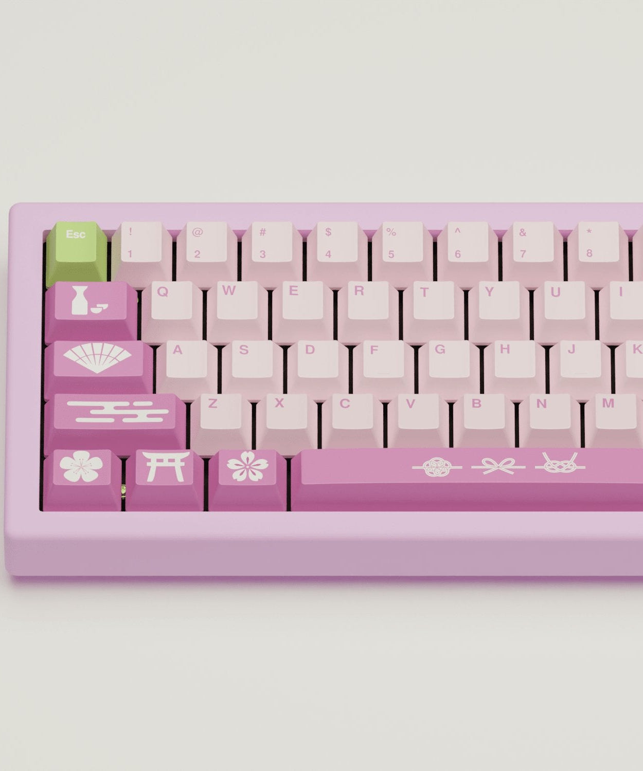Sakura Design Keycaps and Mechanical Keyboard