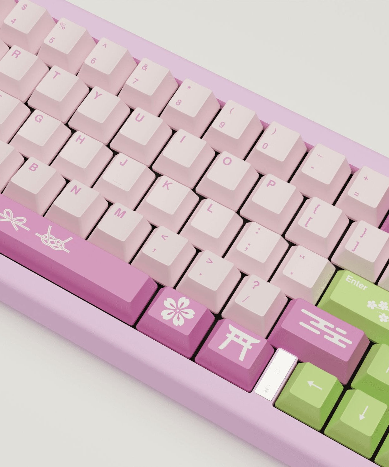 Sakura Design Keycaps and Mechanical Keyboard