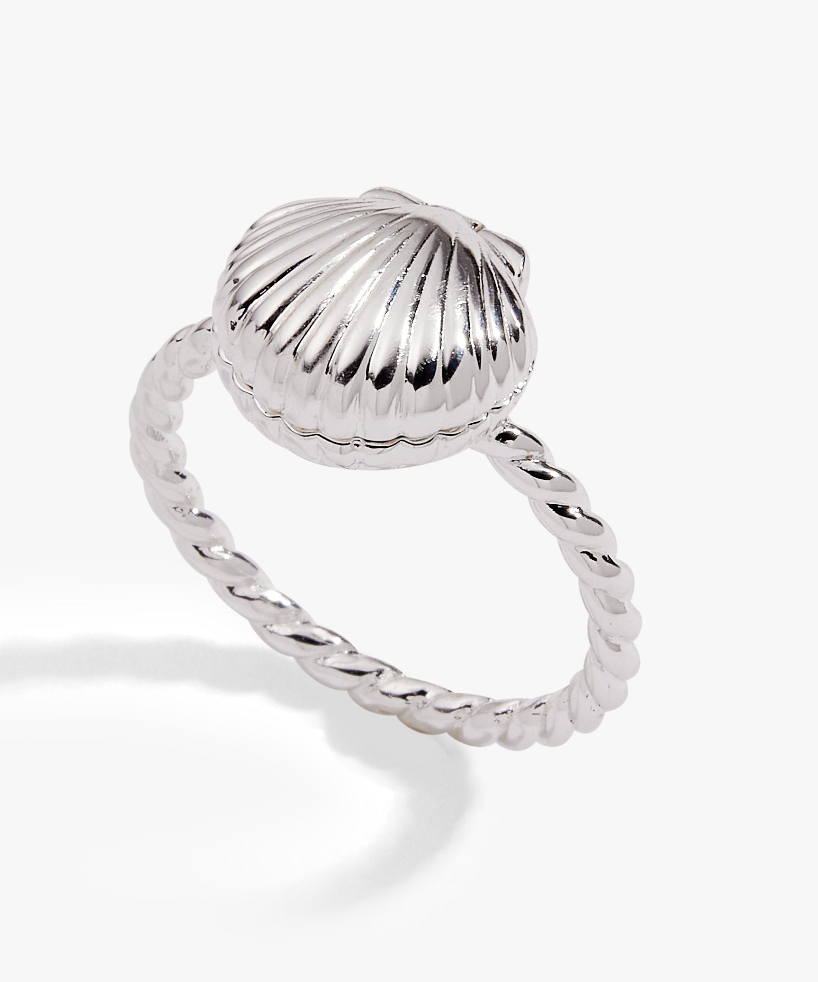 Salt + Sea 'Seashells Are Love Letters In The Sand' Locket Ring